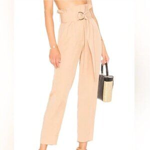 Tularosa | Camel/Tan | Paperbag High-Waisted Trouser | Small